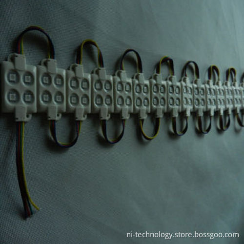 IP65 Water-resistant 4-LED 5050 injection module, used for light box,advertising box,channel letter